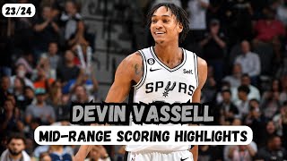 Devin Vassell  MidRange Scoring Highlights [upl. by Dorine617]