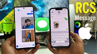 RCS Messaging android to iPhone  How to enable RCS on iPhone  RCS Messaging not showing on iPhone [upl. by Proffitt]