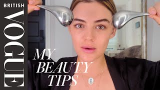 Lucy Hales Modern Hollywood Makeup Look  My Beauty Tips  British Vogue [upl. by Nasya]