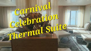 Carnival Celebration Thermal Suite Short Tour [upl. by Silsbye]