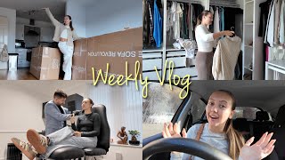 WEEKLY VLOG  Shopping Trip Our New Sofa Arrives amp Making Banana Bread [upl. by Folberth]