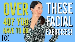 Over 40 You Have To Do These Facial Exercises [upl. by Attenal]