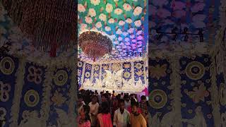 22 lakh choklet se saja hua pandal bilaspur navratrispecial 👀💕🙏 [upl. by Harbour]