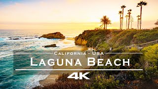 Laguna Beach USA 🇺🇸  by drone 4K [upl. by Bevon]