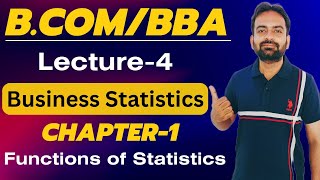 Business Statistics Lecture4  Chpater1 Introduction to Business Statistics  BcomBBA Sem 1st [upl. by Dinah264]