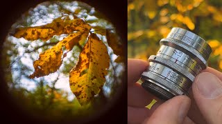 Autumn Photography with a Vintage Cmount Lens  Embracing the Vignette [upl. by Noillimaxam]