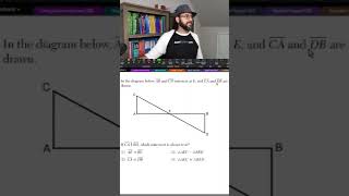 intersecting lines and parallel sides math geometry highschoolmath similartriangles juantutors [upl. by Blader297]