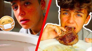 vegan only ate MEAT for 24 hours VEGAN EATS MEAT First Time [upl. by Esilram]