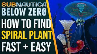 Subnautica Below Zero  How To Get Spiral Plant Clipping Spiral Plant Location [upl. by Roselle]