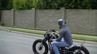 Hardtail XS650 Bobber Ride  Chopper Lane Splitter Bars [upl. by Filmer862]