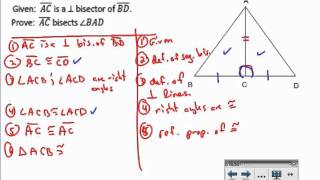 Triangle Proof Example 4 [upl. by Poland876]