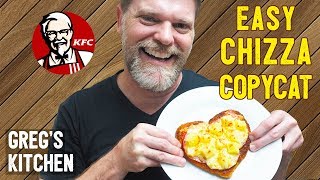 KFC Chizza Copycat  Budget Version  Gregs Kitchen [upl. by Caras]