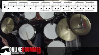 Drum Lesson  Rock And Roll by Led Zeppelin [upl. by Yarazed80]