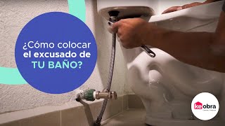 Cómo colocar el excusado de tu baño [upl. by Sunil]