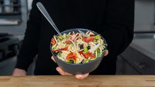 I eat the sht out of this Orzo Salad [upl. by Bromleigh868]