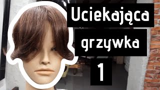 Jak zrobić uciekającą grzywkę na boki Tutorial by Fengii Fundament [upl. by Nanis]