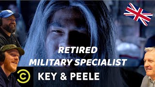 Key amp Peele  Retired Military Specialist REACTION  OFFICE BLOKES REACT [upl. by Ylicec444]