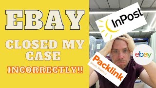 Ebay Closed My Case Without Checking The Tracking Inpost Packlink Ebay Issues [upl. by Carlstrom]