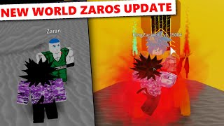 NEW WORLD ZAROS amp NEW MOVES UPDATE  DBZ Final Stand [upl. by Hoshi]