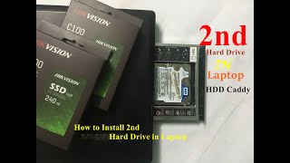 How to Install 2nd Hard Drive in Laptop  Lenovo 330 SSD Upgrade [upl. by Artenehs48]