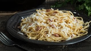 Spaghetti Carbonara Recipe [upl. by Ibrek104]