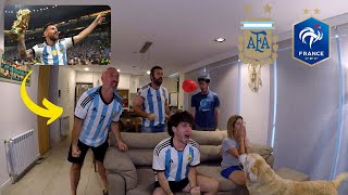 ARGENTINA 3 4 FRANCIA 3 2 REACCIÓN FINAL DEL MUNDO QATAR 2022 [upl. by Neivad]