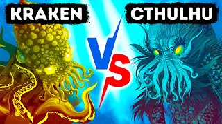 Kraken vs Cthulhu  Qui est le monstre marin le plus puissant [upl. by Swamy88]