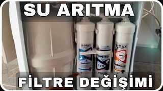 KAPALI KASA SU ARITMA CİHAZI FİLTRE DEĞİŞİMİ  AYRINTILI ANLATIM [upl. by Ahsirk216]