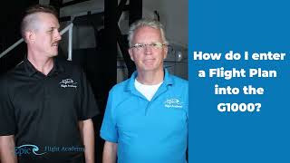 Garmin G1000 Simplified StepbyStep Guide to Inputting Your Flight Plan [upl. by Shelden]