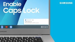 Turn Caps Lock on or off on your Chromebook  Samsung US [upl. by Tomasz]