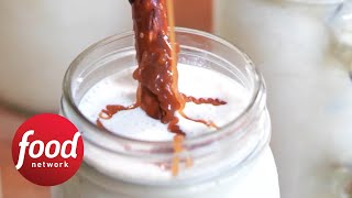 Boozy Vanilla Bourbon Milkshake  Food Network [upl. by Granese]