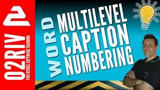 Multilevel CAPTION Numbering In Word For Images Tables amp Equations [upl. by Schwenk]