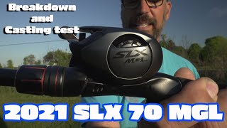 SHIMANO SLX 70 MGL CASTING PERFORMANCE AND SPECS [upl. by Alrad]