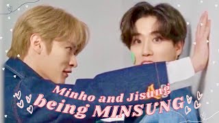 Stray Kids Minho and Jisung being Minsung pt 8 [upl. by Nhaj]