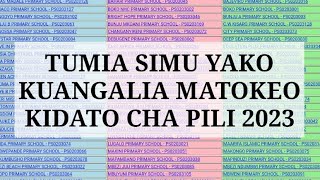 NECTA TAZAMA HAPA MATOKEO YA FORM TWO 202324 FTNA Results jinsi ya kupata matokeo [upl. by Ibbor]