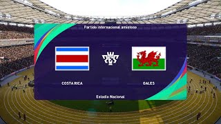 PES 2021 modo carrera jugador España Costa Rica Vs Wales [upl. by Mundy171]