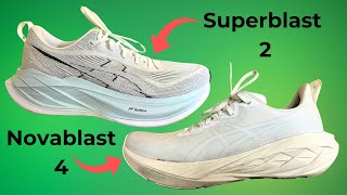 Asics Superblast 2 vs Novablast 4  Which one should you BUY [upl. by Peer414]