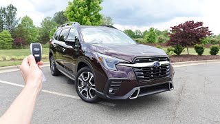 2024 Subaru Ascent Touring Start Up Walkaround Test Drive and Review [upl. by Aseuqram258]