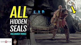 God of War Find 3 Runes Volunder Mines Open Door to Souleater [upl. by Battista323]