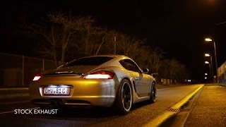 Porsche Cayman S 987 Top Speed Exhaust [upl. by Esiole]