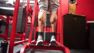 TEEN BODYBUILDER BIG CALF ROUTINE [upl. by Aivle]