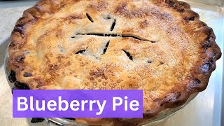 Wild Blueberry Pie Recipe Made Perfect with Frozen Blueberries [upl. by Milka535]