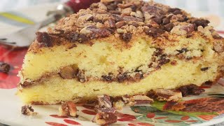 Coffee Cake Recipe Demonstration  Joyofbakingcom [upl. by Luthanen]