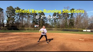 InfieldBase Running Situations  2nd Base [upl. by Aneez]