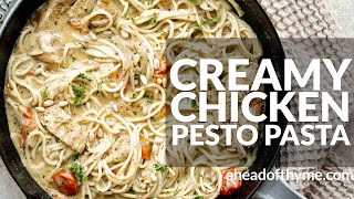 Creamy Chicken Pesto Pasta [upl. by Cherilynn]