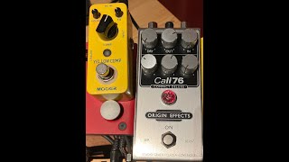 Pedalboard Update 7 Origin Effects Cali 76 Compact Deluxe [upl. by Ahtan]