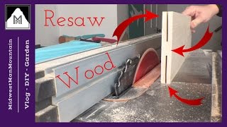 How to Resaw Wood Without a Bandsaw [upl. by Busch]