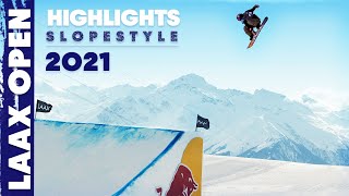 2021 Laax Open Slopestyle Highlights [upl. by Lareine]