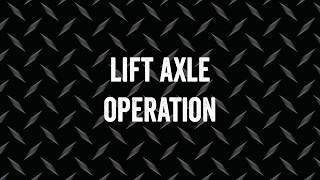 Lift Axle Operation [upl. by Keheley]