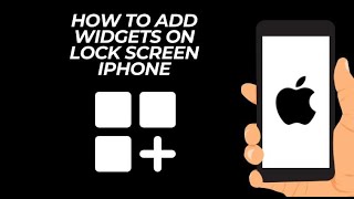 How to Add Widgets on Lock Screen iOS 18 [upl. by Inahpit]